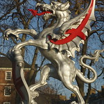 Birch Dragon (Original Coal Exchange Statue), J. B. Bunning (Architect), Temple Bar, Victoria Embankment, London
