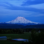 Mt. Rainier Blue Hour