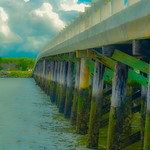 Early morning; at a bridge from here, to there.....