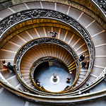 Staircase in the Vatican - Italy