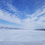 Ice fishing tracks