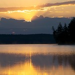 Sunrise at Chandos Lake, North Kawartha ON.