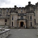 Main entrance. Dunvegan Castle. Isle of Skye. Scotland