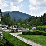 Jardines del Castillo Peleș (Sinaia, Ruman&iacute;a, 17-8-2018)