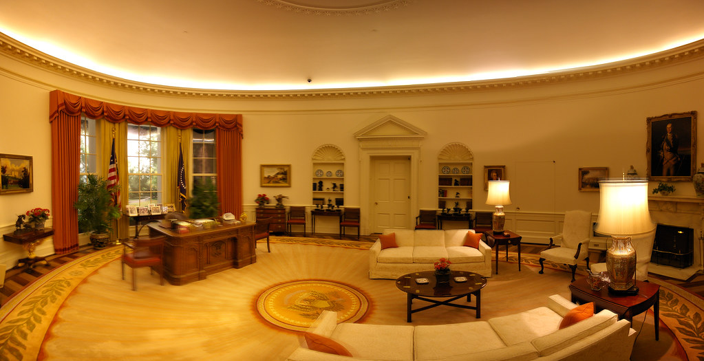 Oval Office the Reagan Museum Reagan Museum (29 stitch… Flickr
