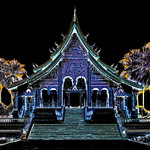 Laos - Luang Prabang - Wat Ho Pha Bang - 3b