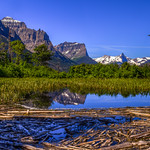 Saint Mary Lake reflections
