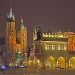 La corsa notturna / The night Ride (Main Market Square, Krakow, Poland)
