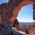 Sittin' in the arch of the day