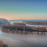 Looking down the Mississippi
