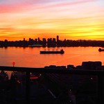 A stunning welcome home sunset