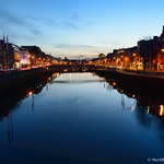 Dublin's River Liffey at Night