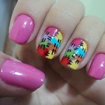 Unhas G&ecirc;meas Mosaico