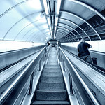 Down in the tube station at midday