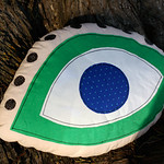 Evil Eye throw pillow