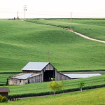 Farms and rolling hills