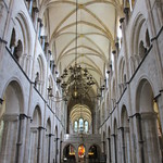 Nave looking east, Chichester Cathedral, England