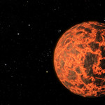 Exoplanet is Extremely Hot and Incredibly Close (Artist's Concept)
