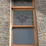An Art Nouveau Stained Glass Window at the Mission to Seamen - Flinders Street, Melbourne