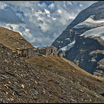 The Monte Leoneh&uuml;tte (2848 m) in the Penninic Alps, Simplon region.No. 7001.