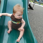 Jaden on the slide