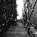 Lovers on the Exorcist Steps