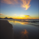 Sunset over Milnerton Lagoon