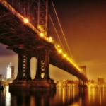 The Manhattan Bridge on November 11, 2012