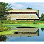An Ohio barn reflected