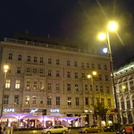 Wien, 1. Bezirk (the art of very renowned hotel buildings of Vienna) - Philharmonikerstra&szlig;e/Maysedergasse/Albertinaplatz (Hotel Sacher - Caf&eacute; Mozart)