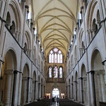 Nave looking west, Chichester Cathedral, England