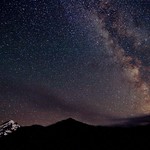 Milky Way over Mount Hood