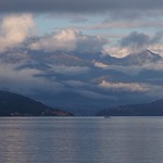 Mountains wrapped up in clouds