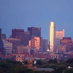 Downtown Boston on a July eve