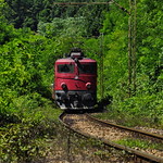 444-029 with freight train