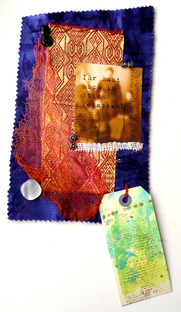 Beate's Fabric Art Fabric Collages