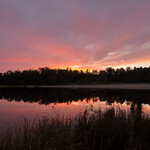 A Pink Morning at Lake Jean