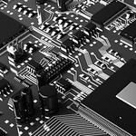 black_and_white_Noir_motherboards_circuits_1680x900