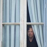 Rainy afternoon in a small town in southern Greece