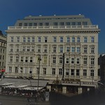Wien, 1. Bezirk (the art of very renowned public places at the historic center of downtown Vienna), Philharmonikerstra&szlig;e/Albertinaplatz/Maysedergasse (Hotel Sacher/Caf&eacute; Mozart)
