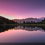 Sunrise at Lake Matheson