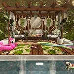 #20- Relaxing Poolside