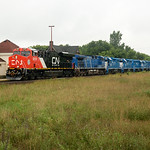 New in a Sea of Blue, CN 394. Brand new CN 3818 leads CEFX 1016+ GMTX 2289+ GMTX 2257+GMTX 2293+ GMTX 2250+ GMTX 2279.