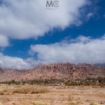 Clouds over mountains