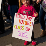 Milwaukee Public School Teachers and Supporters Picket Outside Milwaukee Public Schools Adminstration Building Milwaukee Wisconsin 4-24-18 1155