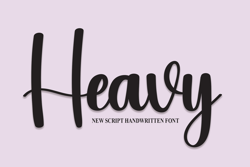 Heavy Font FREE Download & Similar Fonts FontGet