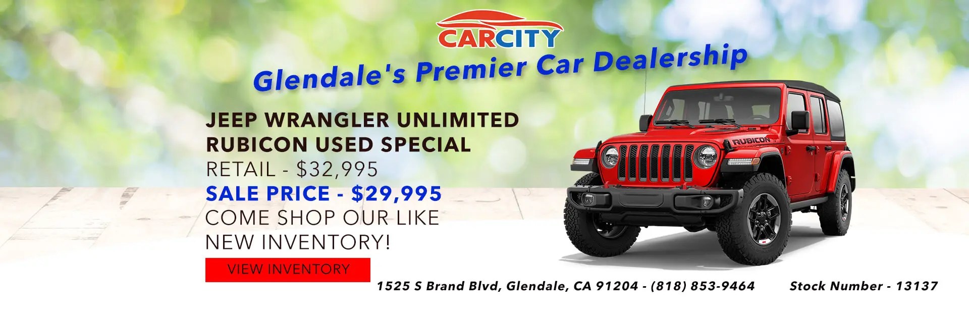 Car City Used Cars, Trucks and SUVs in Glendale, CA 8186263969