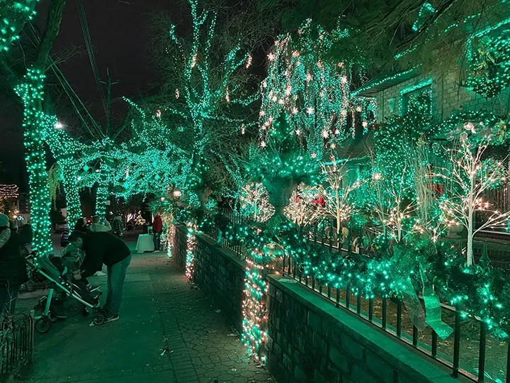 Spectacular Christmas lights have put this New York neighborhood on the