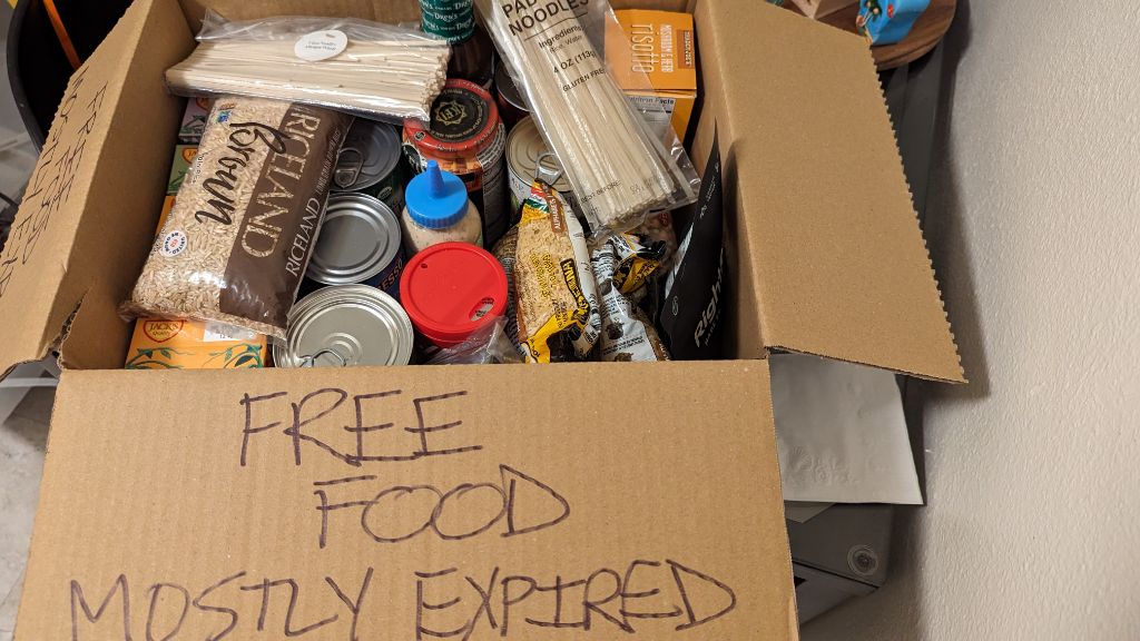 Free Food mostly expired Freebie Alerts