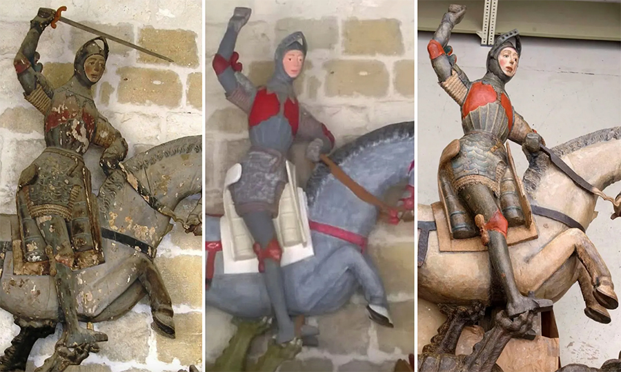 Botched Restoration of 16thCentury Saint Statue Returned to